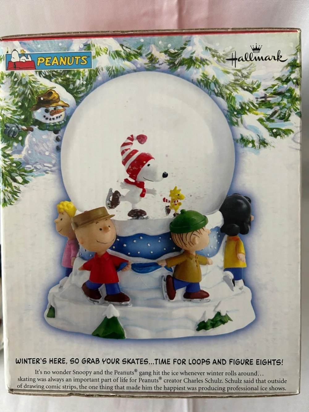 Hallmark Special Edition Peanuts musical water globe original box - Picture 10 of 13